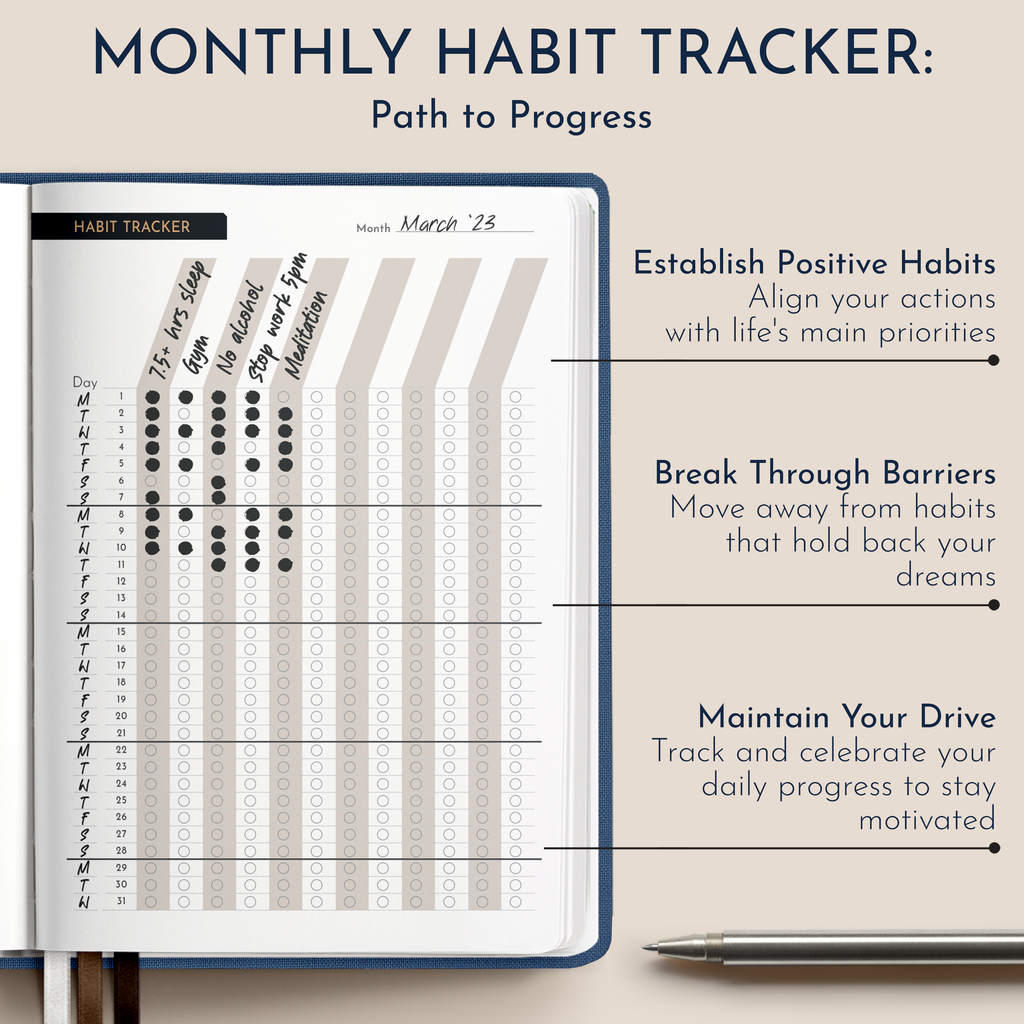 RYVE Gratitude Journal for Men: 6-Month Guided Mindfulness Journal wit