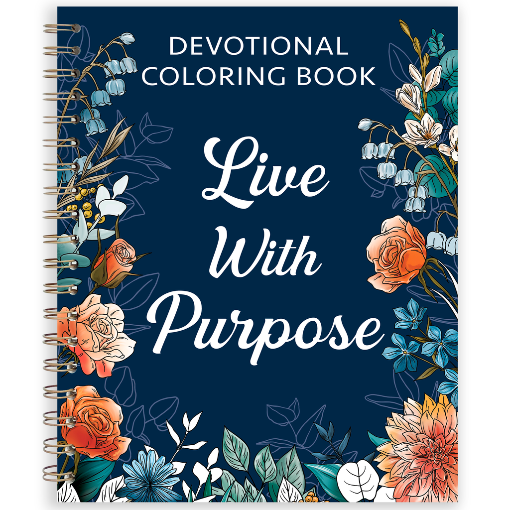 Devitional Design RYVE Christian Coloring Books for Adults and Teens with 40 Unique Desi