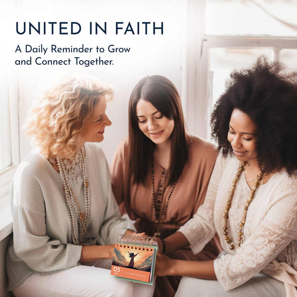 DEVOTA Inspirational Desk Calendar with Prayers Blessings and Devotio