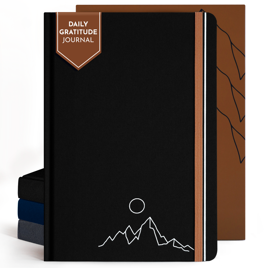 RYVE Gratitude Journal for Men – 6-Month Guided Mindfulness Journal with Prompts, Daily Writing & Reflection, Mindfulness Gifts for Men